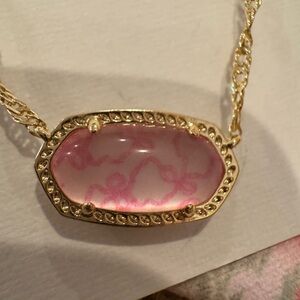 LoveShackFancy/Kendra Scott collab Gold Necklace with Bow